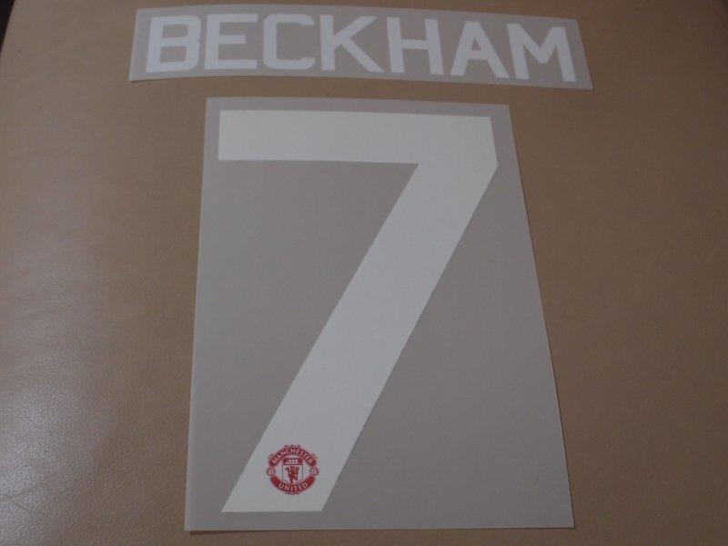 15-16 曼聯主場歐冠字 Manchester united 7Beckham