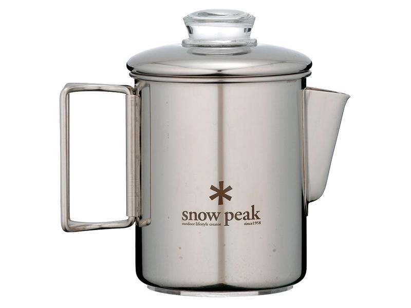 Snow Peak PR-006 不鏽鋼露營咖啡壺-6杯份裝