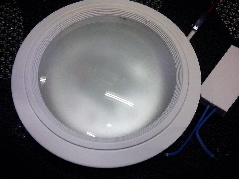 豐原LED~漢堡燈 崁燈 筒燈 LED燈泡 12W 正白/暖白光 變壓器 全電壓 開孔尺寸:15公分