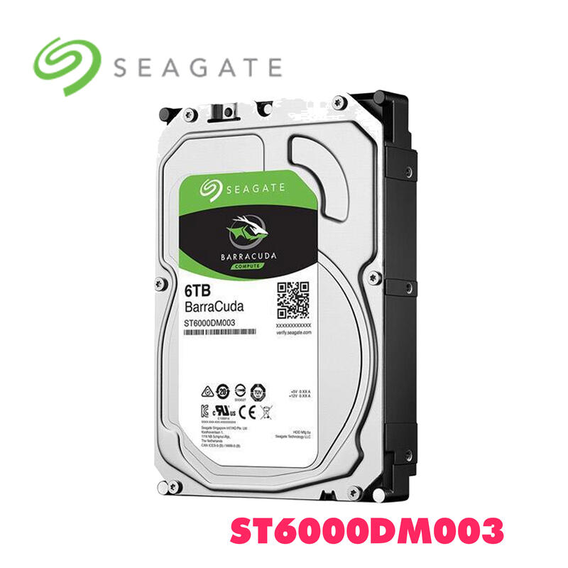 「Sorry」Seagate 希捷 6T 6TB 三年保 新梭魚 ST6000DM003 3.5吋 內接硬碟