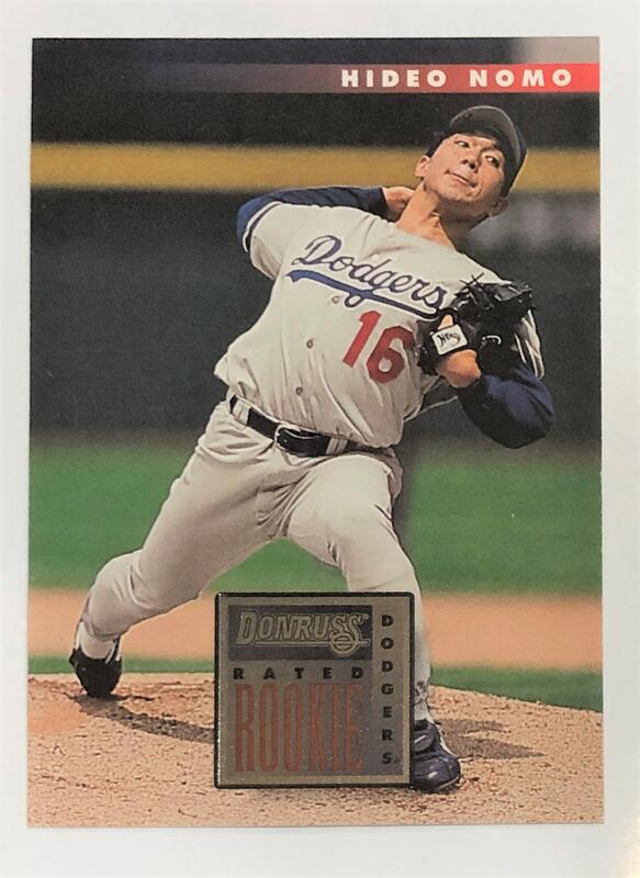 MLB 1995 Donruss Rated 野茂英雄Hideo Nomo RC 新人卡#390 | 露天市集 