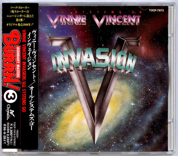 1993絕版日盤 Vinnie Vincent Invasion ‎– All Systems Go 原版CD@E2