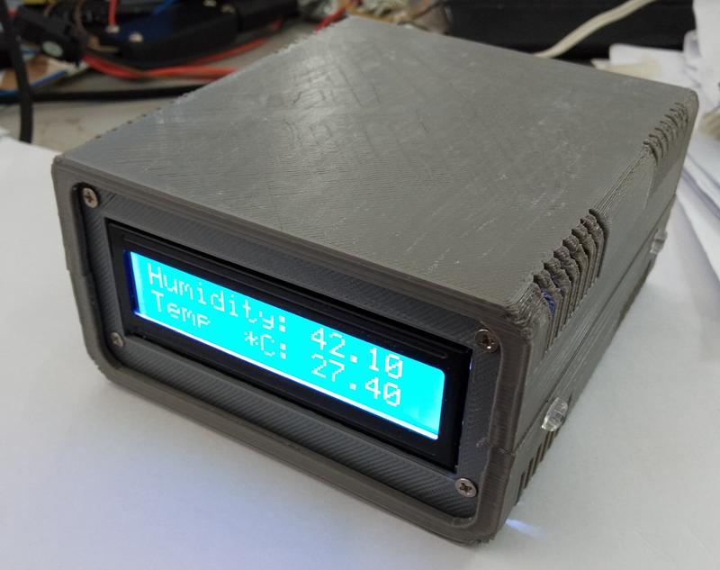 3D列印Arduino UNO LCD1602 CASE 16x2LCD 電子萬用盒 10x9x5