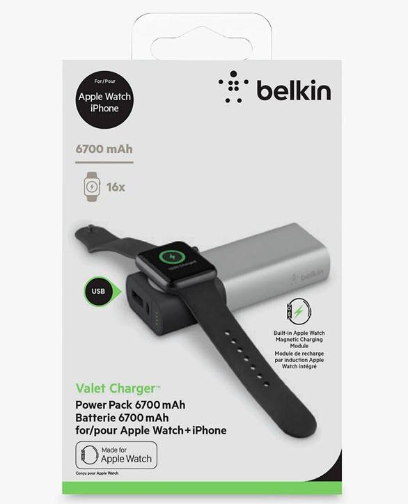 貝爾金二合一行動電源※台北快貨※美國Belkin Valet Charger Apple Watch