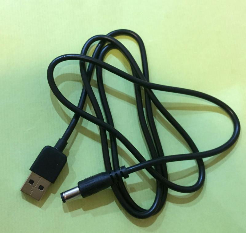 USB轉DC 5.5X2.1mm  USB充電線 電源線  安博 行動電源供電線
