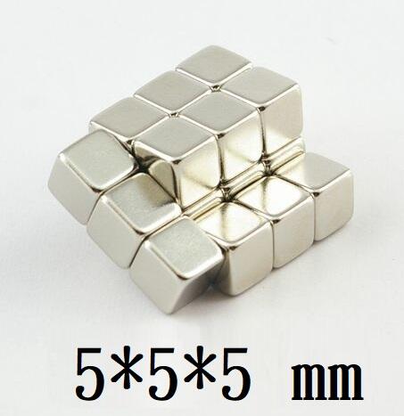【強力磁鐵正方形 5*5*5mm】釹鐵硼 磁鐵 磁鉄 磁石 圓柱形 N35