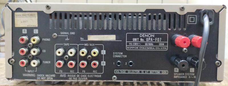 日製Denon UPA-F07 高級微型綜合擴大機附全新遙控器| 露天市集| 全台 