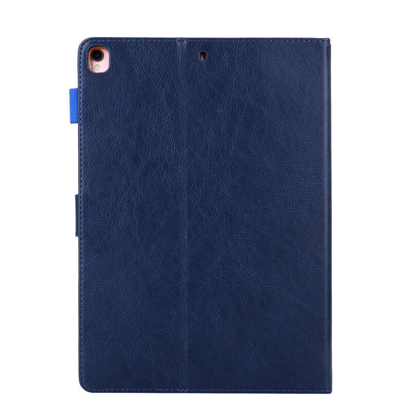  GMO  2免運Apple蘋果iPad 10.2吋2019 2020磁吸五金扣手持支架插卡防摔殼套保護殼套藍色