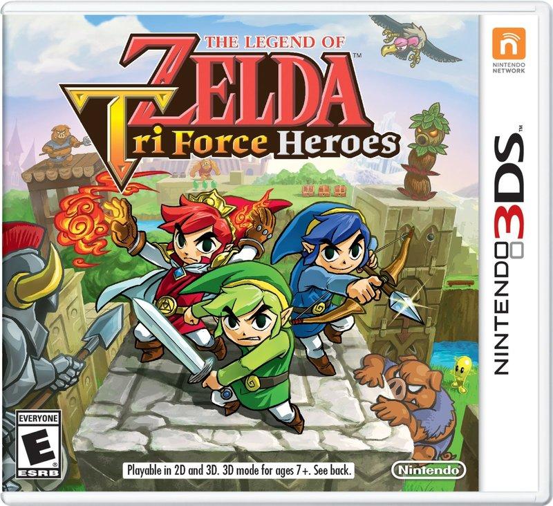 3DS The Legend of Zelda: TriForce Heroes 薩爾達傳說 三角神力3劍客(美版現貨)