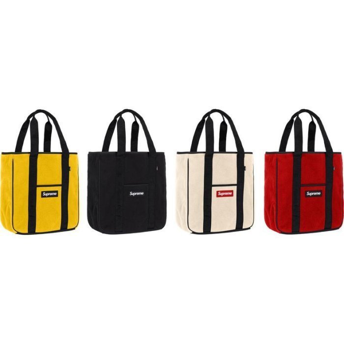 Supreme Polartec Tote 白-