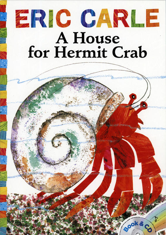 ＊小貝比的家＊A HOUE FOR HERMIT CRAB /平裝書+CD/7~12歲