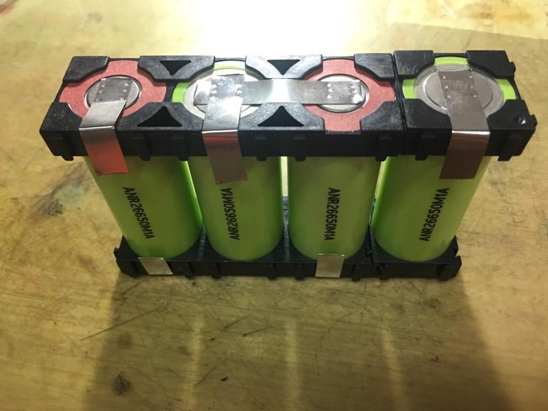 汽機車電瓶改裝 鋰鐵電池 全新美國原裝 A123電芯 單並4串 2.3AH電池點焊組 /半成品