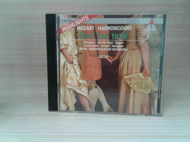 MOZART HARNONCOURT - COSI FAN TUTTE 【珍藏原版CD20年】
