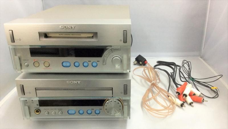 SONY HCD-SD1+MDS-SD1(CD收音擴大機+MD錄放音卡座)