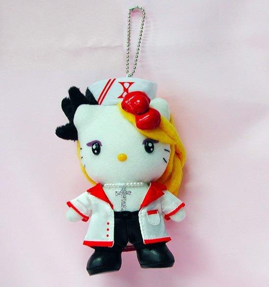 代訂 X JAPAN Yoshiki yoshikitty 護士填充布偶吊飾