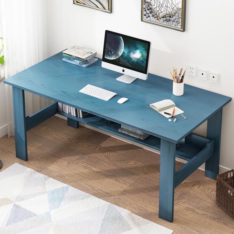 書桌簡約現代電腦桌台式家用簡易辦公寫字桌單人學生臥室小型桌子  ATF