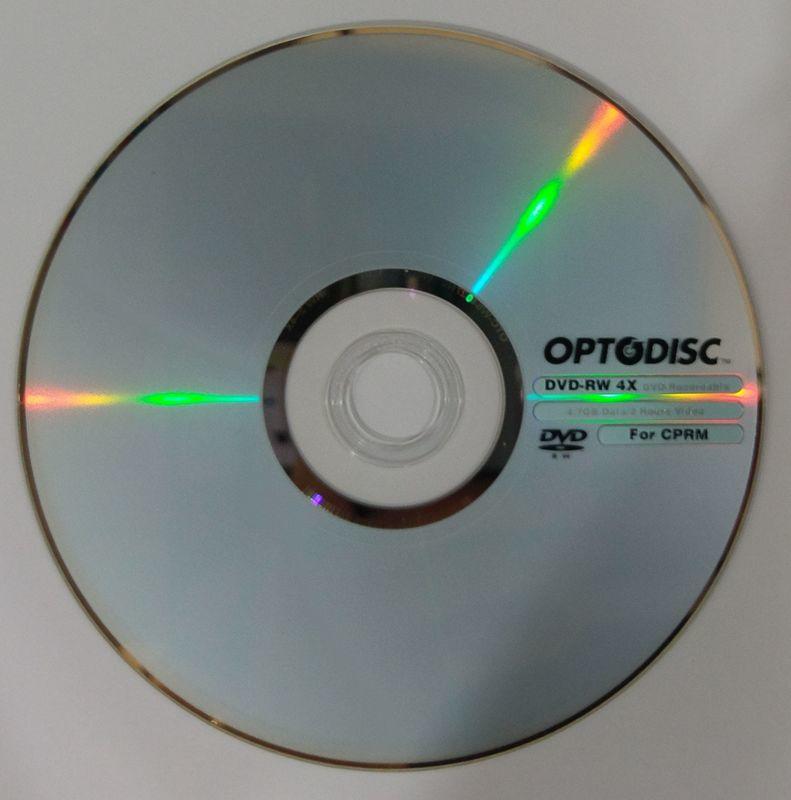 OPTODISC 4.7G 4X DVD-RW for CPRM / 託售商品~~