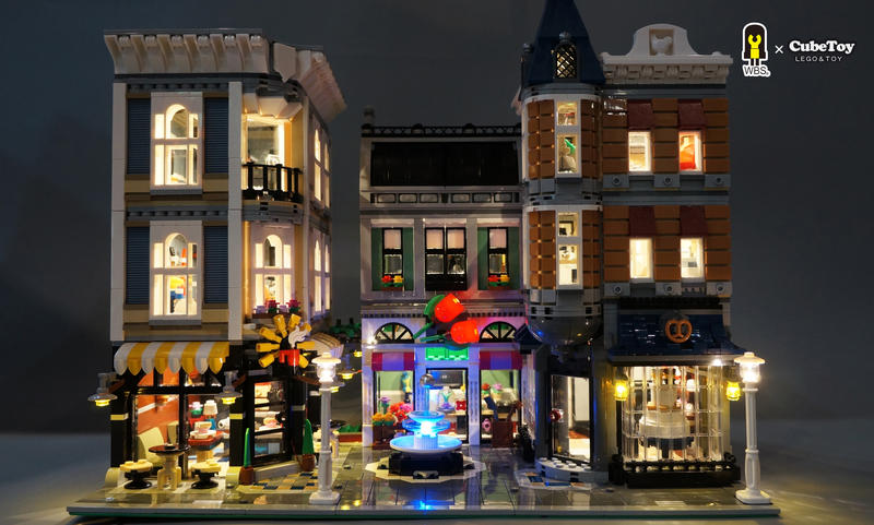 【CubeToy】WBS™ 樂高 LED 燈組 10255 集會廣場 專用包 - LEGO LED -