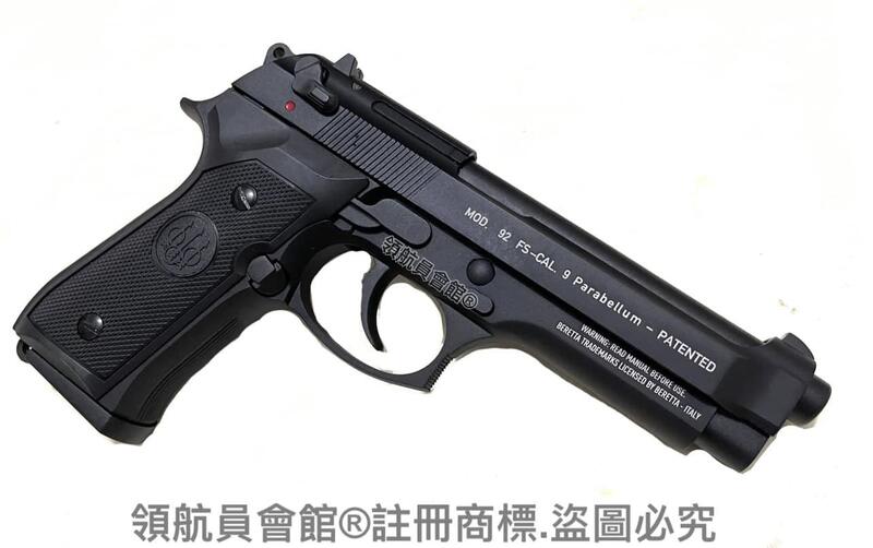 【領航員會館】義大利真槍廠授權刻字UMAREX貝瑞塔M9全金屬瓦斯手槍 黑色 滑套可動有後座力M92FS國軍T75K3 | 露天市集 | 全台 ...