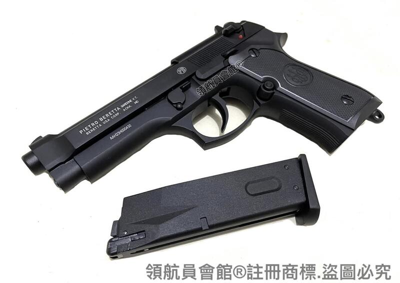 【領航員會館】義大利真槍廠授權刻字UMAREX貝瑞塔M9全金屬瓦斯手槍 黑色 滑套可動有後座力M92FS國軍T75K3 | 露天市集 | 全台 ...