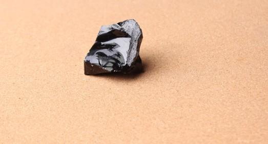 雅聚水晶黑曜石原石料天然把玩瑪瑙原石頭把件毛料切片擺件1顆價