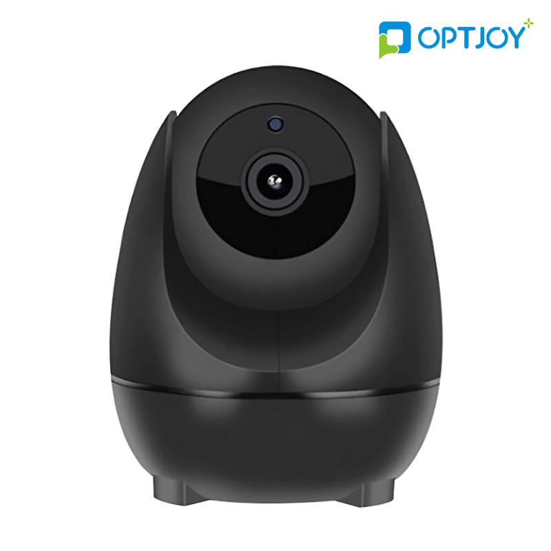 OPTJOY 智慧移動追蹤-無線網路監控攝影機/網路監視器 遠端安全監控 (QC21)-黑