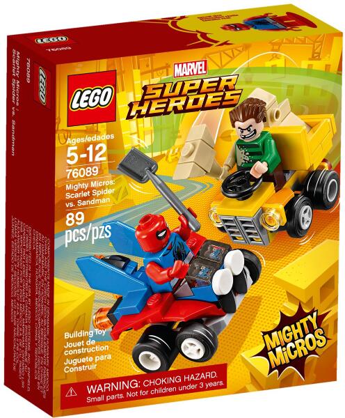 <樂高林老師>LEGO 76089 超級英雄系列 Scarlet Spider vs. Sandman