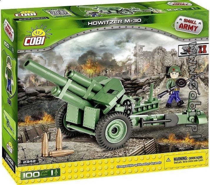 代訂[COBI設計出品/相容Lego樂高/]二戰蘇軍 M30 野戰榴彈砲 (Brickmania參考)