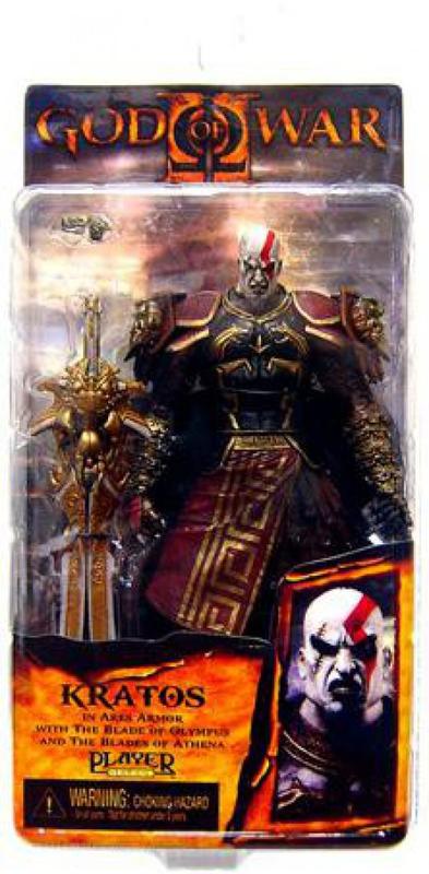 NECA God of War 2 Kratos in Ares Armor With Blades