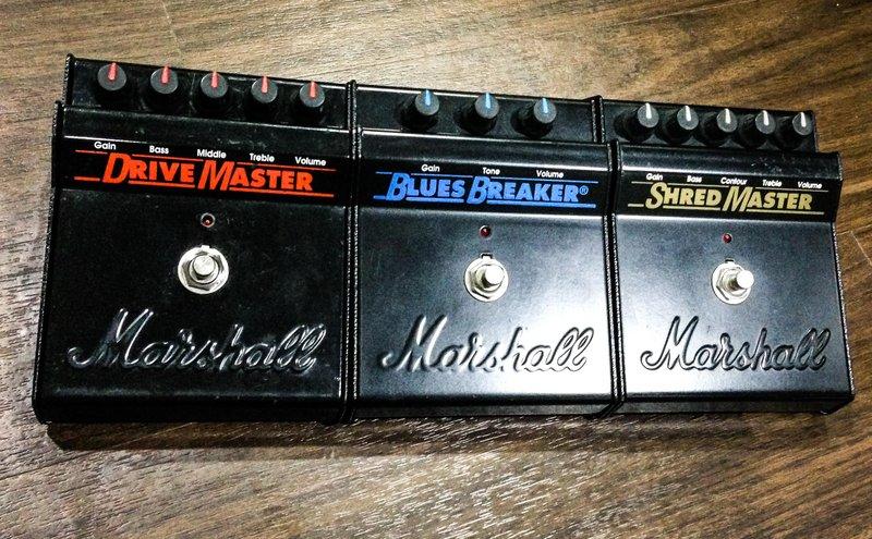 [稀品]吉他效果器 MARSHALL Drive Master Shred Master Blues Breaker