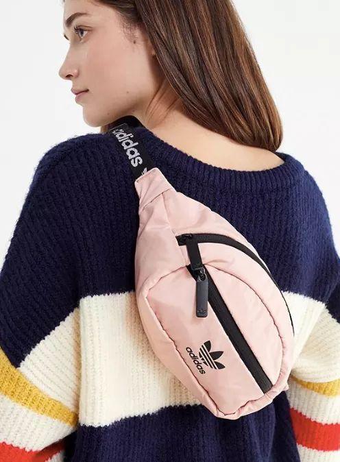 Adidas~粉色包包~肩背包~腰包