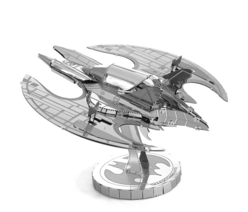 阿莎力 3D立體金屬拼圖  蝙蝠俠 蝙蝠翼 戰鬥機 蝙蝠車 金屬拼圖