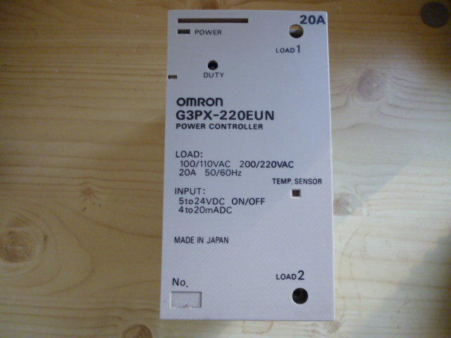 OMRON G3PX-220EUN SCR電流調整器 20A