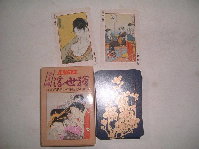 日本浮世繪美人圖精美藝術撲克牌