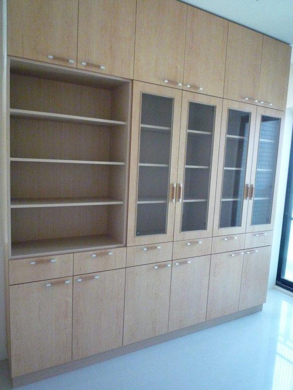 【書櫃】書櫃 + 收納櫃 (木芯板+美耐門板-耐用度高!) 高雄 鳳山 系統櫥櫃