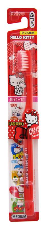 "瞎買市集"(12支免運費)~日本 惠百施 EBISU Hello Kitty 牙刷 B-6180