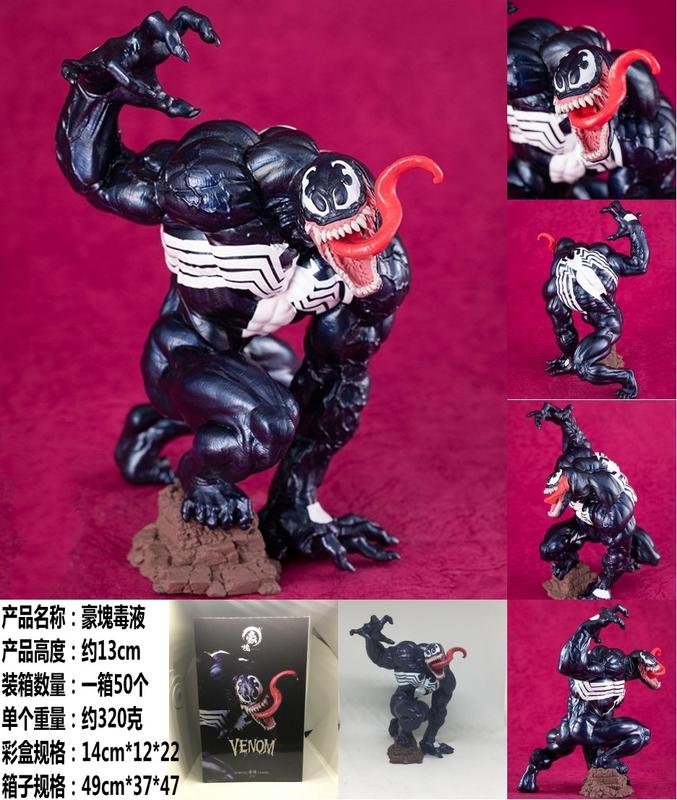【紫色風鈴3.5】漫威Venom 蜘蛛俠豪塊 毒液 猛毒 關節可動盒裝 港版