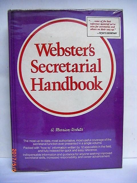 Webster's Secretarial Handbook（精裝本）by Merriam-Webster Z2