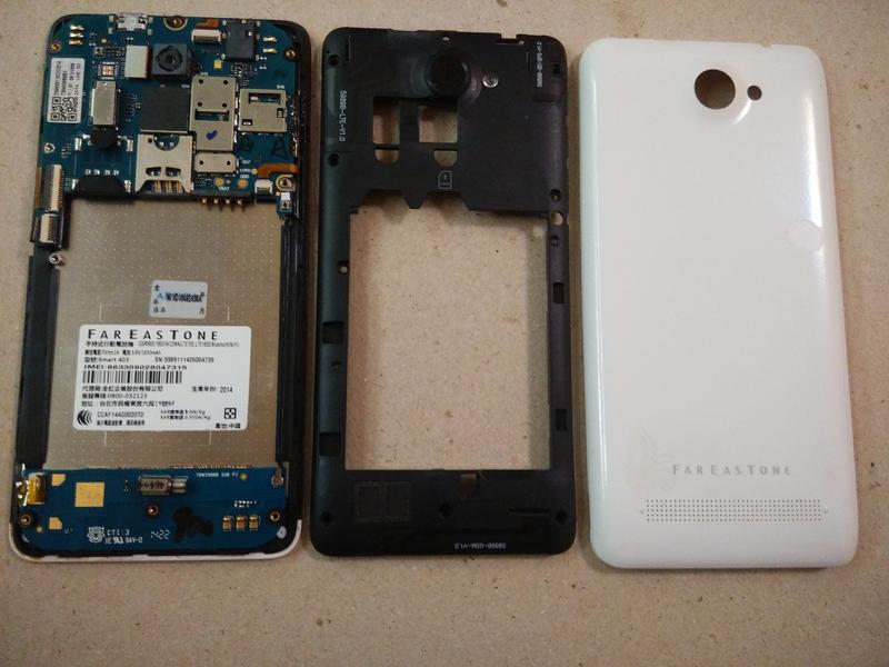  二手拆機良品 遠傳 smart 403 顯示總成 電池 背蓋 前後鏡頭 聽筒 售價見內文