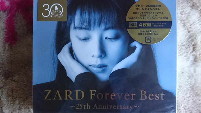 新品現貨 ZARD Forever Best 25th Anniversary 坂井泉水 精選 高音質 BSCD2 日版