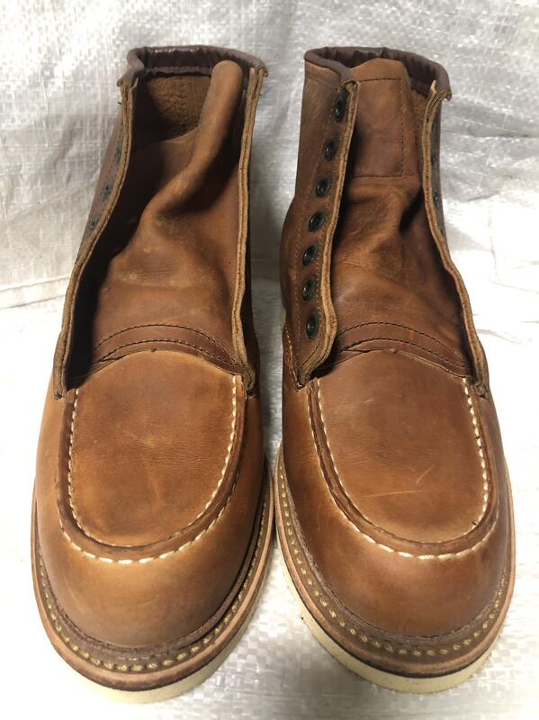 RED WING 1907 紅翼8.5D=26.5cm 短靴D楦頭方楦頭7孔6吋靴【二手