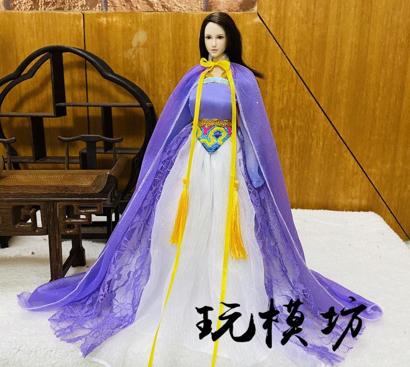 【現貨H-023】( 紫 ) 古代 中國 漢服 禮服 PHICEN大胸 可穿 模型