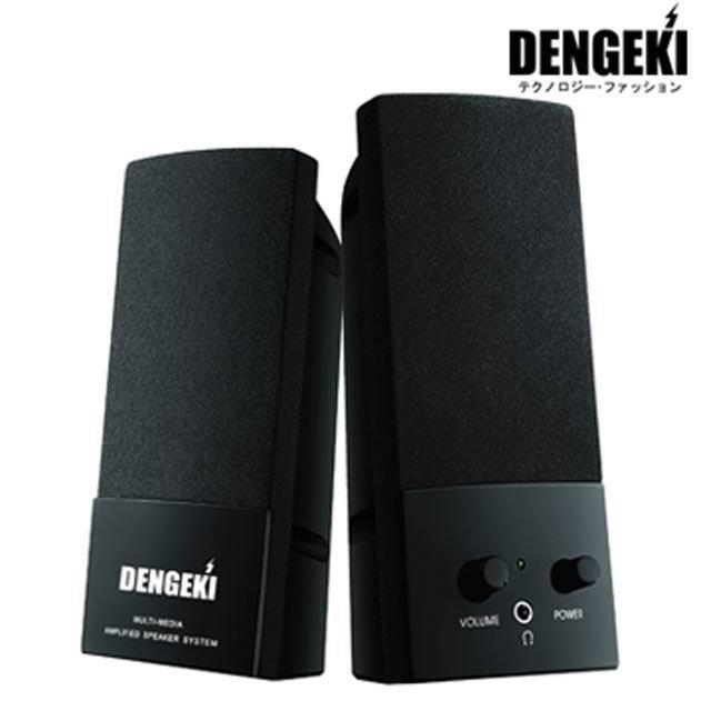 【上震科技】DENGEKI 電擊 USB多媒體喇叭 (SK-669BK)(7月中)