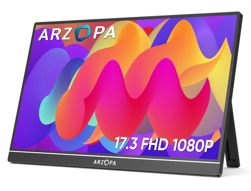 ARZOPA  A1 MAX 17.3吋 1080p 60hz 攜帶型螢幕 TAKAYA鷹屋 SWITCH HDR