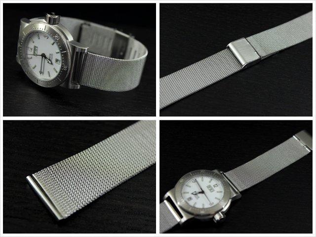 庫存出清~超值18mm不鏽鋼編織mesh米蘭錶帶,可替代CK DW seiko ....簡約錶頭