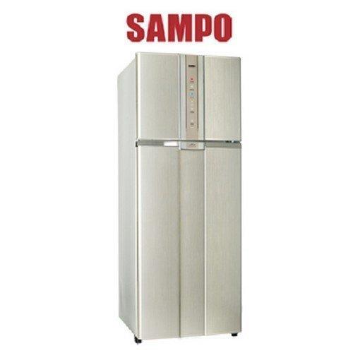 泰昀嚴選 SAMPO聲寶雙455L一級變頻省電變頻冰箱 SR-N46D線上刷卡免手續 內可洽低價 全省配送拆箱定位 A