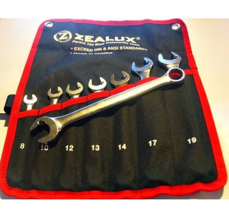 .附發票(東北五金)ZEALUX 銳樂工具 7件組 快速開口棘輪板手組 棘輪梅開扳手 棘輪梅開板手