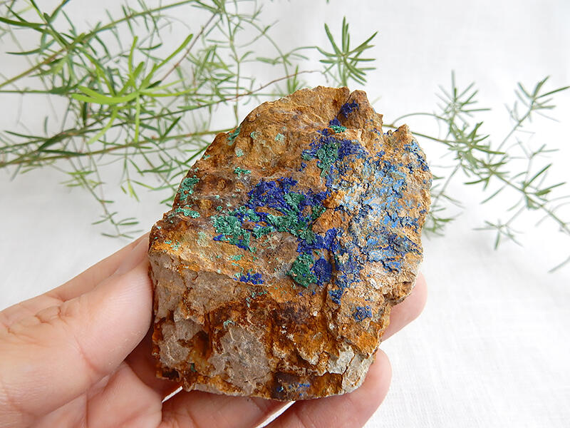 2075水晶礦石】摩洛哥藍銅孔雀石原礦-4-0502 | 露天市集| 全台最大的網 