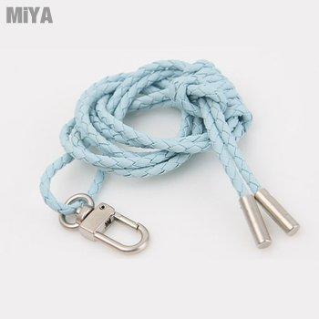 MiYA Wit 正韓國真皮牛皮手工頸編織證件繩掛繩配飾 顏色隨機 A0056