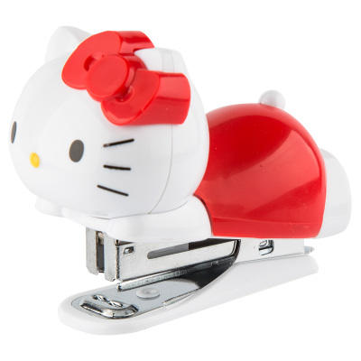 <阿柑>R2[廣博][正品][hello kitty 訂書機]兒童學生文具 卡通迷你可愛 辦公用品 文具 KT 凱蒂貓